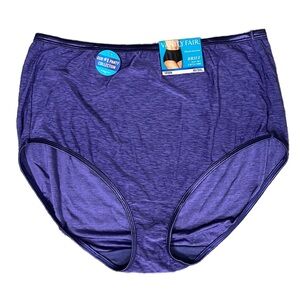 Vanity Fair Women's Briefs in Purple Size 10